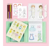 SET CREATIVO BAMBOLINE DI CARTA DA VESTIRE