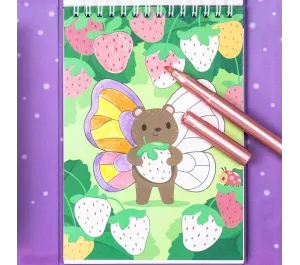 SET CREATIVO DA COLORARE GLITTER - PICCOLO MONDO FATATO