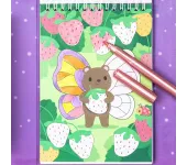 SET CREATIVO DA COLORARE GLITTER - PICCOLO MONDO FATATO