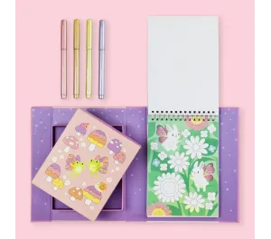SET CREATIVO DA COLORARE GLITTER - PICCOLO MONDO FATATO