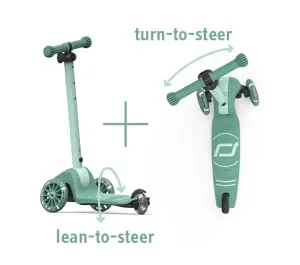 MONOPATTINO LED PIEGHEVOLE HIGHWAYKICK 3S SCOOT AND RIDE - FOREST
