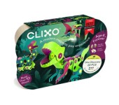 COSTRUZIONI MAGNETICHE CLIXO - DINOSAURI - 22 PEZZI
