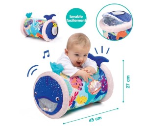 GIOCO MOTRICITA' BABY ROLLER - BALENA