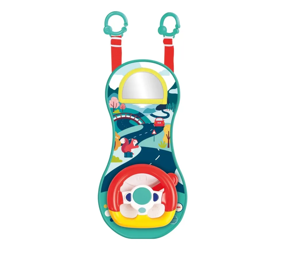 GIOCO PER AUTO - VOLANTE SONORO E LUMINOSO