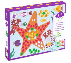 SET CREATIVO PITTURA A DITA - POIS E PESCI