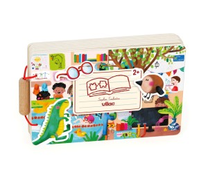 LIBRO GIOCO PUZZLE IN LEGNO - ATTIVITA'