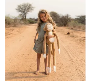 PELUCHE SAFARI SCIMMIA GAMBE LUNGHE XL