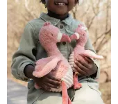 PELUCHE SAFARI FENICOTTERO 17 CM
