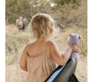PELUCHE SAFARI IPPOPOTAMO 17 CM