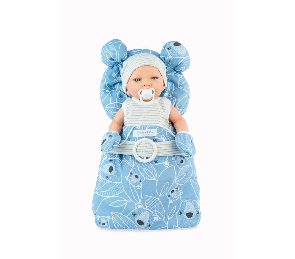 BAMBOLA NEONATO NANA BLU
