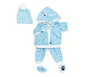 VESTITO PER BAMBOLA 45 CM - TUTA BLU TEO