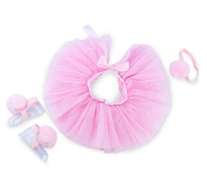 VESTITO PER BAMBOLA 45 CM - SET DA BALLERINA LITTLE PRINCESS
