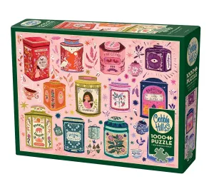 PUZZLE COBBLE HILL - TEA TIN TREASURES 1000 PZ
