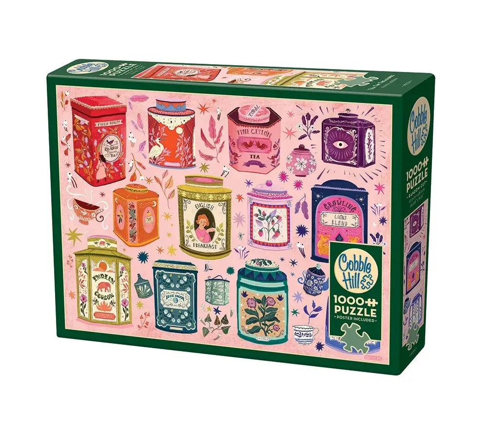 PUZZLE COBBLE HILL - TEA TIN TREASURES 1000 PZ