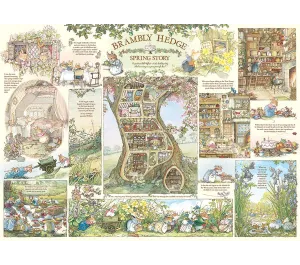PUZZLE COBBLE HILL - BRAMBLY HEDGE IN PRIMAVERA 1000 PZ