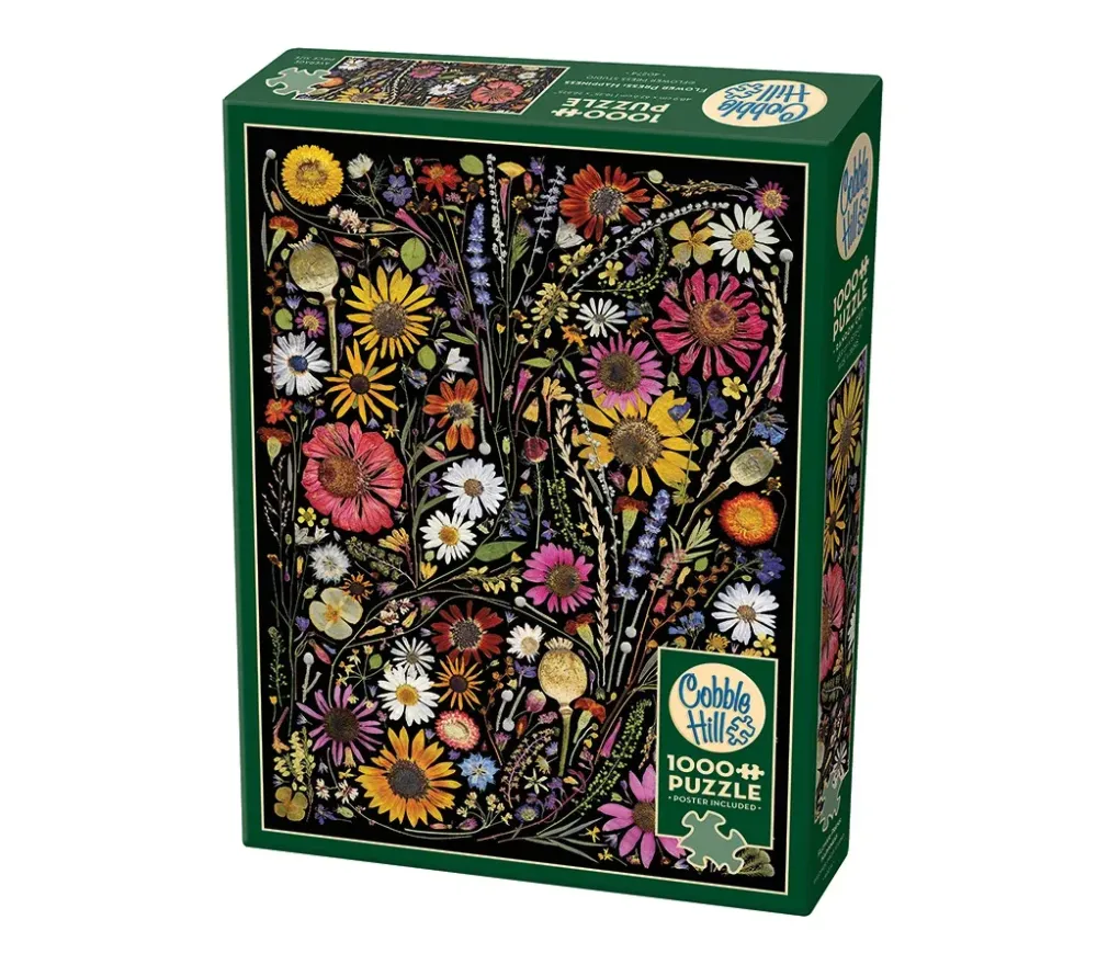 PUZZLE COBBLE HILL - FIORI PRESSATI HAPPINESS 1000 PZ