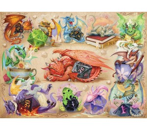 PUZZLE COBBLE HILL -D20 DRAGHI 500 PZ