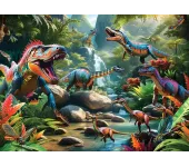 PUZZLE COBBLE HILL - BESTIE PREISTORICHE DINOSAURI 500 PZ