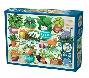 PUZZLE COBBLE HILL - GATTI VS PIANTE 500 PZ