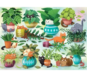 PUZZLE COBBLE HILL - GATTI VS PIANTE 500 PZ