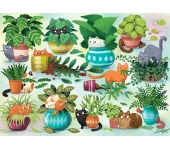 PUZZLE COBBLE HILL - GATTI VS PIANTE 500 PZ