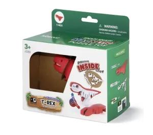 HALF TOYS - ANIMALE MAGNETICO E PUZZLE 3D - TIRANNOSAURO T-REX