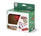 HALF TOYS - ANIMALE MAGNETICO E PUZZLE 3D - TIRANNOSAURO T-REX