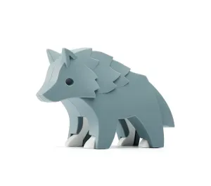HALF TOYS - ANIMALE MAGNETICO E PUZZLE 3D - LUPO