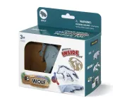 HALF TOYS - ANIMALE MAGNETICO E PUZZLE 3D - LUPO