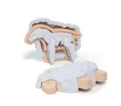 HALF TOYS - ANIMALE MAGNETICO E PUZZLE 3D - PECORA