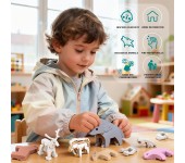 HALF TOYS - ANIMALE MAGNETICO E PUZZLE 3D - PECORA