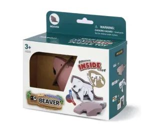 HALF TOYS - ANIMALE MAGNETICO E PUZZLE 3D - CASTORO