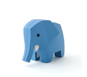 HALF TOYS - ANIMALE MAGNETICO E PUZZLE 3D - ELEFANTE