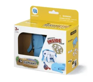 HALF TOYS - ANIMALE MAGNETICO E PUZZLE 3D - ELEFANTE