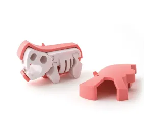 HALF TOYS - ANIMALE MAGNETICO E PUZZLE 3D - IPPOPOTAMO