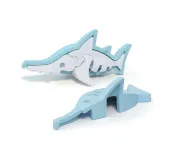 HALF TOYS - ANIMALE MAGNETICO E PUZZLE 3D - SQUALO SEGA