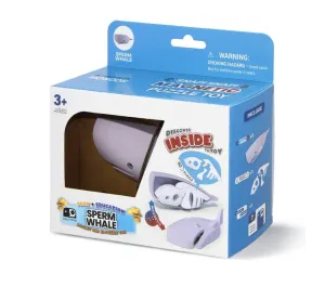 HALF TOYS - ANIMALE MAGNETICO E PUZZLE 3D - BALENA CAPODOGLIO