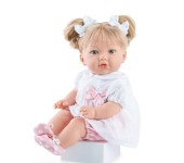 VESTITO PER BAMBOLA 45 CM - ROSA POIS