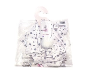 VESTITO PER BAMBOLA 45 CM - STELLE GRIGIE