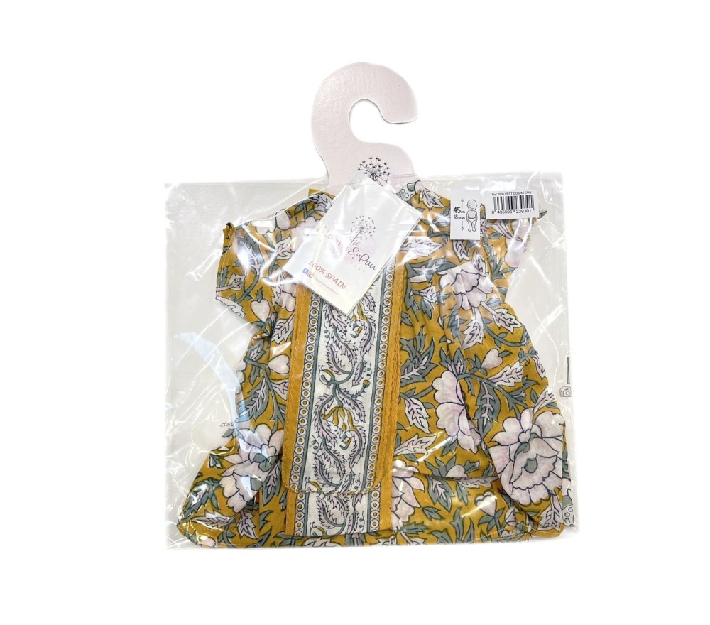 VESTITO PER BAMBOLA 45 CM - FIORI