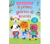 LIBRO CON ADESIVI - IL PRIMO GIORNO DI SCUOLA