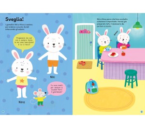 LIBRO CON ADESIVI - IL PRIMO GIORNO DI SCUOLA