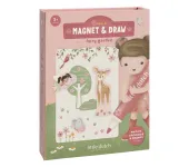 LIBRO LAVAGNETTA MAGNETICA CON ACCESSORI - ROSA & FRIENDS