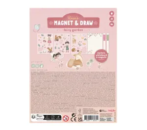 LIBRO LAVAGNETTA MAGNETICA CON ACCESSORI - ROSA & FRIENDS