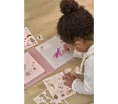 LIBRO LAVAGNETTA MAGNETICA CON ACCESSORI - ROSA & FRIENDS