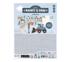LIBRO LAVAGNETTA MAGNETICA CON ACCESSORI - JIM & FRIENDS