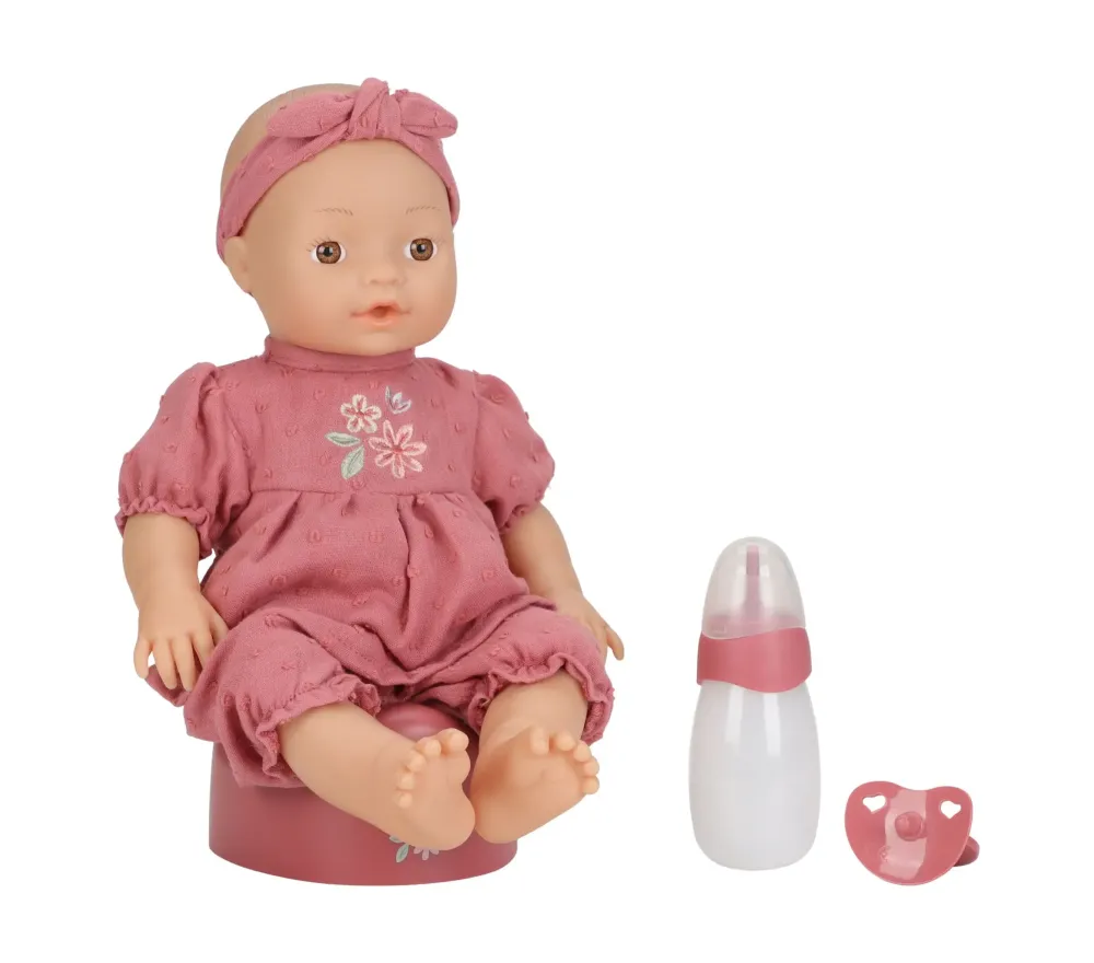 BAMBOLA LIVIA IMPERMEABILE CHE FA PIPI'