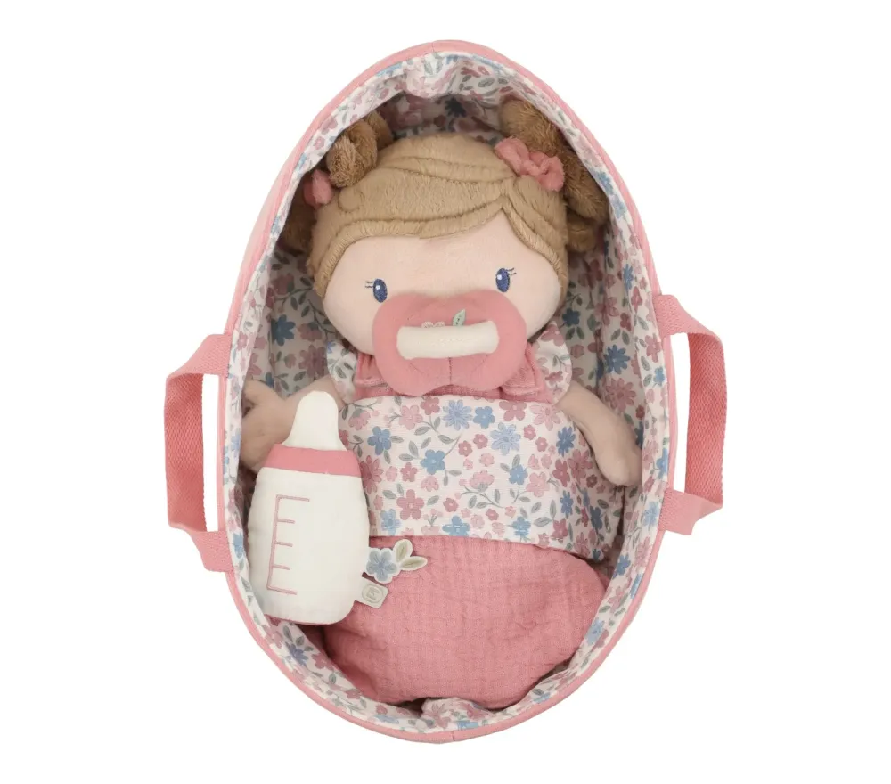 SET BAMBOLA ROSA CON ACCESSORI - GRS