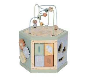 CUBO IN LEGNO MULTI ATTIVITA'  SAFARI