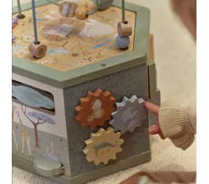 CUBO IN LEGNO MULTI ATTIVITA'  SAFARI